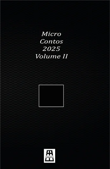 Capa da coletânea Microcontos, volume II, com o nome da obra sobre fundo ilustrado